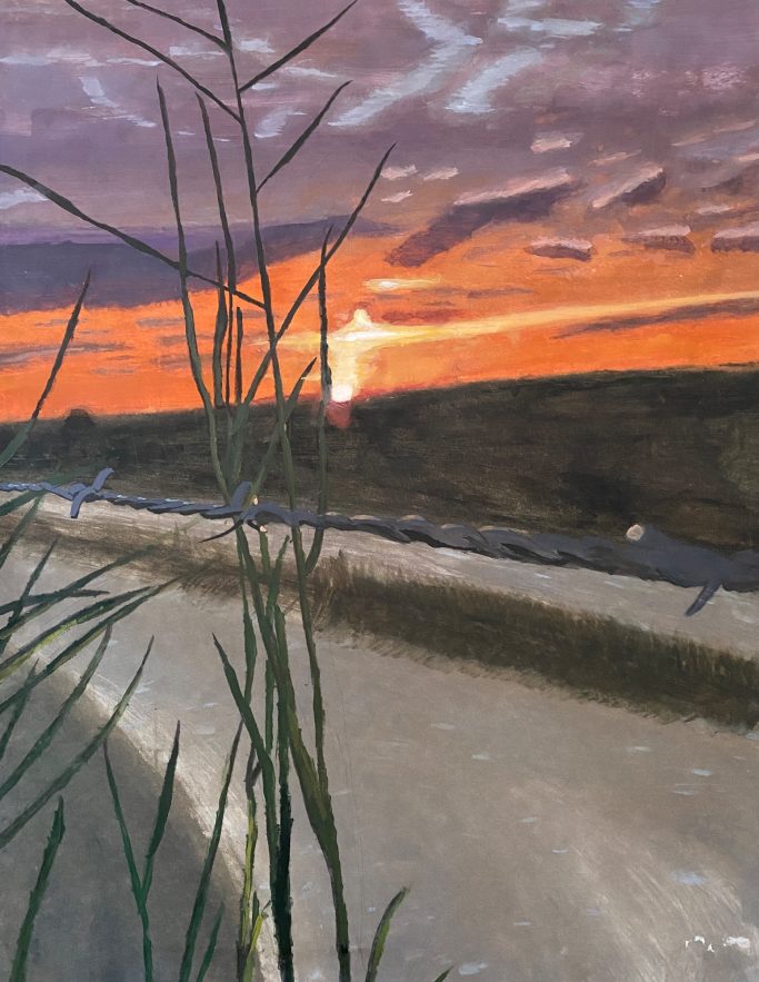 Sunset Over The Marina